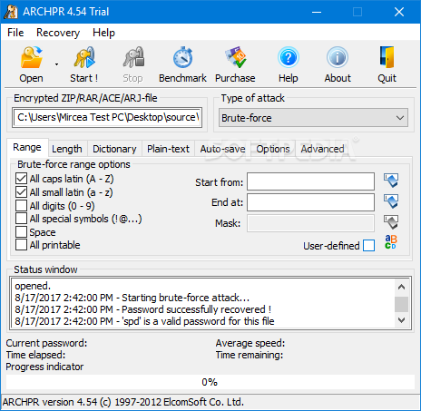 elcomsoft advanced archive password recovery 4.54 serial